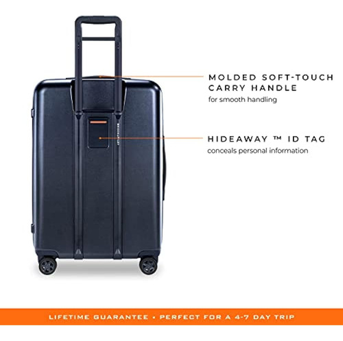 Briggs & Riley Sympatico Hardside Medium Spinner Equipaje, A Matte Navy