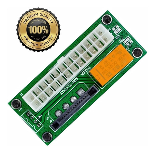 Add2psu Sata Relay 2 Fuentes Psu Placa Atx 24 Pin - Minería