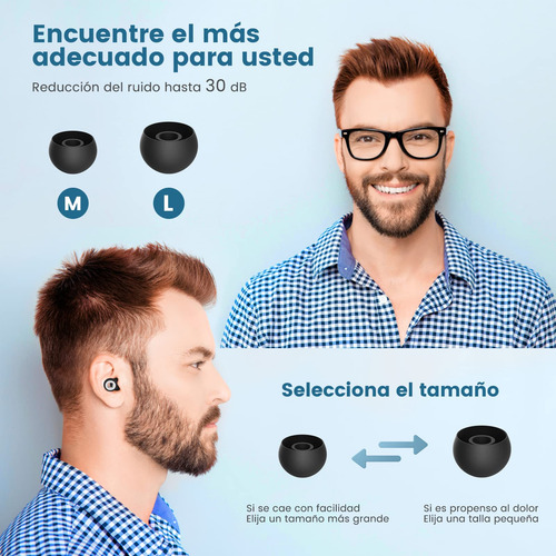 Tapones For Dormir, Reutilizables, Con Reducción De Ruido