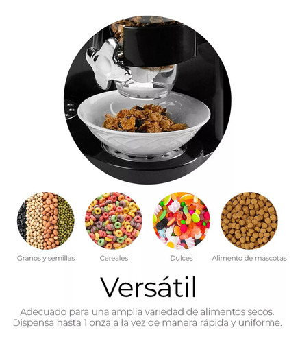 Dispensador De Cereales, Recipiente De Cereales Y Dispensado