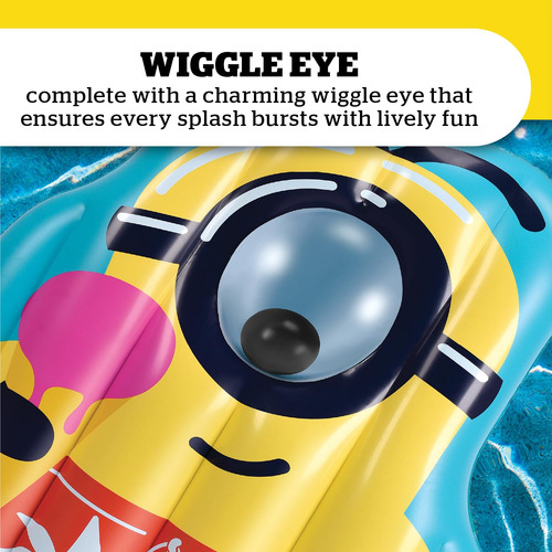 Piscina Flotante Y Balsa Bigmouth Minions Despicable Me 4 Pa