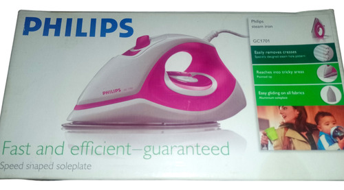 Plancha Philips Steam Iron (usada Excelente Estado) Rosa Chicle (Usado)