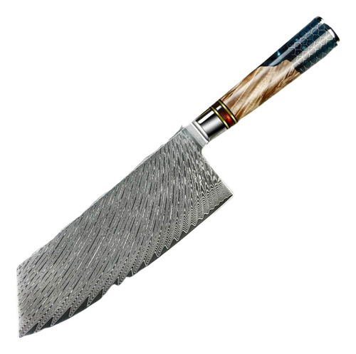 Cuchillo Acero De Damasco Torofilo Machete