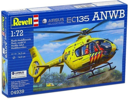 Imagen 1 de 5 de Airbus Helicopter Ec135 Anwb - Escala 1/72 Revell 04939