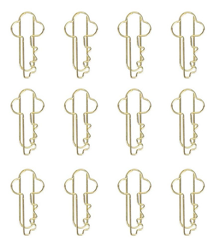 Lindo 12pcs Diverso Clips Marcador Forma Clip Marcado Para