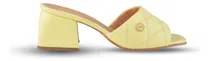 Comprar Zuecos Mules Taco Bajo De Mujer De Cuero Kroll - Ferraro