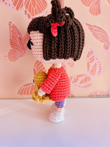 Muñequita Boo Tejida A Crochet ( Monster Inc)