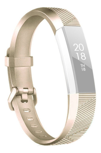 Correa De Reloj Para Fitbit Alta/alta Hr De Color Metálico C