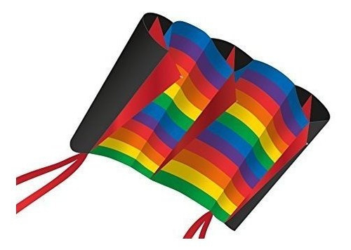 Windfoil Nylon Frameless Kite 38  Ancho (rayas Arco Iris)