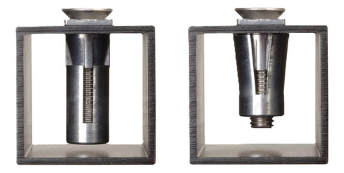 2 Perno Inoxidable C/ Tornillo M8x40mm Puerta Locinox