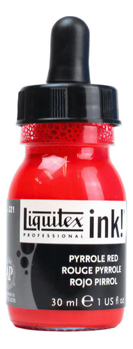 Tinta Acrílica Liquida Ink 30ml Pyrrole Red 321