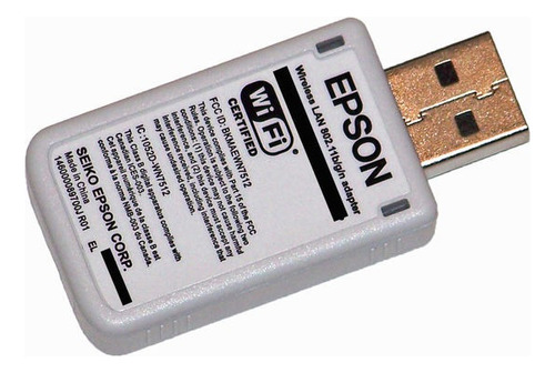 Epson Adaptador De Red Usb Elpap10 Inalámbrico Wlan Bl /vc