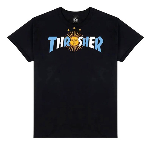 Thrasher Men Argentina 3 Estrellas Remera