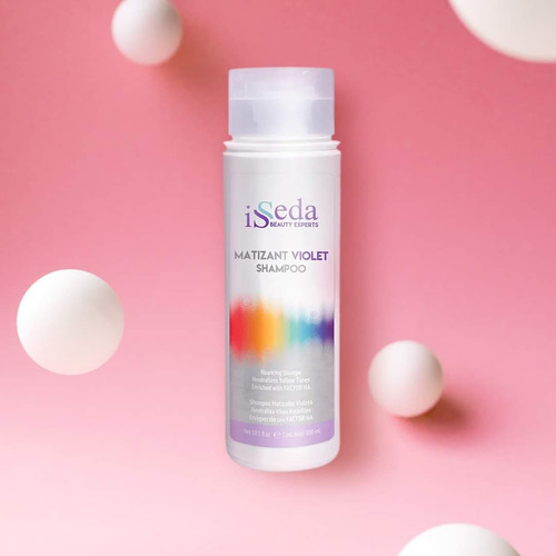 Shampoo Matizador Neutraliza Visos Amarillos 300ml Isseda