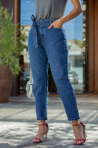 calça jeans feminina clochard