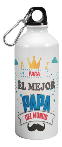 Botella De Agua Deporte Dia Del Padre 1 - 600 Ml