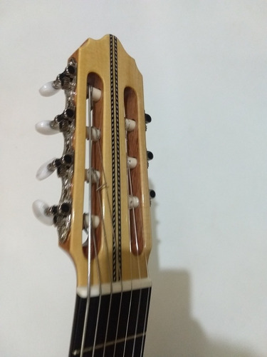 Imagem 8 de 10 de Violão Luthier Araújo 7 Cordas Marfim Alessandro Penezzi