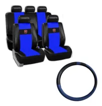 Comprar Funda Cubre Asiento Azul Cuerina Para Duna Y Cubre Vol