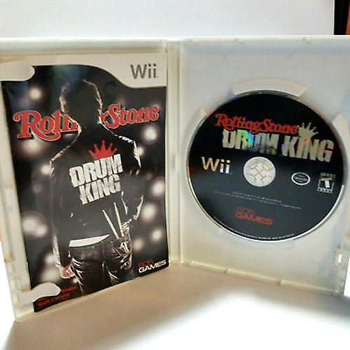 Drum King Rolling Stones Juego Nintendo Wii Original