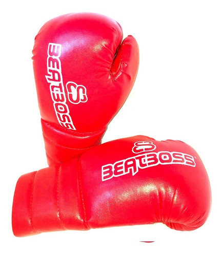 Guante De Boxeo Con Cordón Entrenamiento Beatboss Cuero Sint