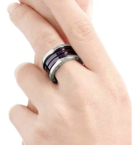 Anillo Bulgari Oro Y Ceramica Negra MercadoLibre