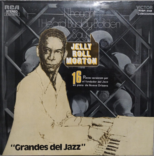 Jelly Roll Morton  I Thought I Heard Buddy Bolden Say Lp