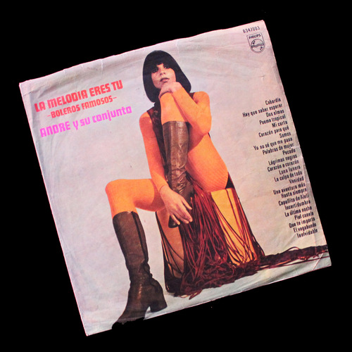 ¬¬ Vinilo André Y Su Conjunto / Boleros Famosos Zp Orq (Usado)