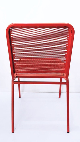 Imagen 7 de 9 de Silla Metalica Chapa Para Bares Interior Exterior Diseño