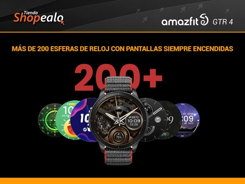 Imagen 6 de 10 de Smartwatch Reloj Inteligente Amazfit Gtr 4 Gris 1.43 Gps -*