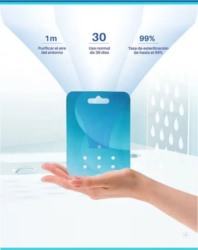Imagen 6 de 9 de Tarjeta Sanitizante Virus Shut Out Card Anti Virus 3pz