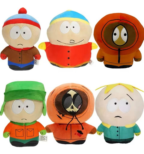 Peluche South Park Cartman Stan Kyle Kenny Butters 20cm