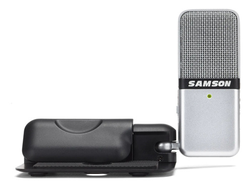 Micrófono de condensador portátil Samson Go Mic USB, color gris