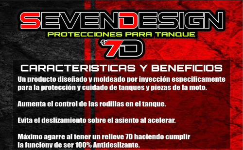 Imagen 7 de 10 de Kit Protector Tanque Caucho Suzuki Gixxer 150 Fi Y 250 Naked