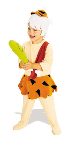 Disfraz Para Niño Bam Bam Talla Small(4-6)- Halloween 