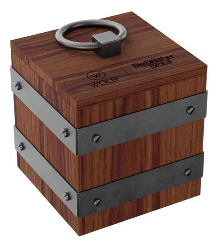 Pote Wolff Craft De Madeira Jatobá Com Alça Argola De Aço