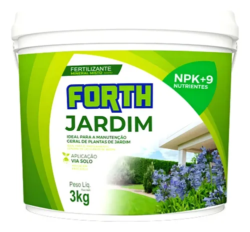 Adubo Fertilizante Forth Jardim Balde 3kg Para Jardinagem