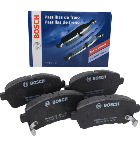 Pastilha Freio Dianteira New Fiesta 2013 2014 Original Bosch