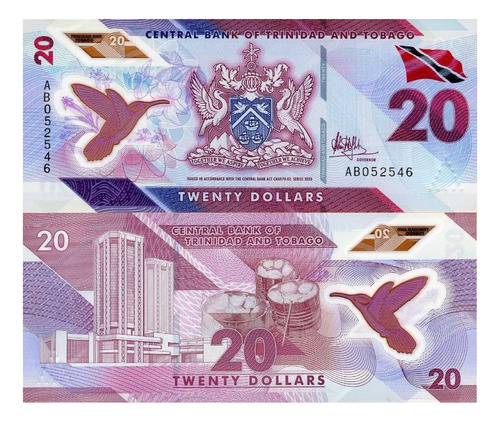 Trinidad Y Tobago - 20 Dólares - Año 2020