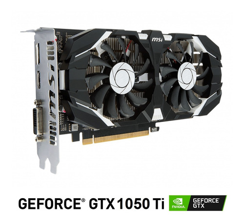 Imagen 3 de 6 de Tarjeta De Video Msi Geforce Gtx 1050 Ti 4gt Oc 4gb Gddr5