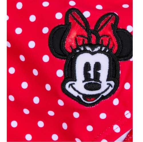 Traje De Baño Minnie Mouse Para Niña Original De Disney