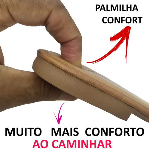 Imagem 5 de 6 de Mule Bico Fino Numeração Especial Sandalia Rasteira Confort