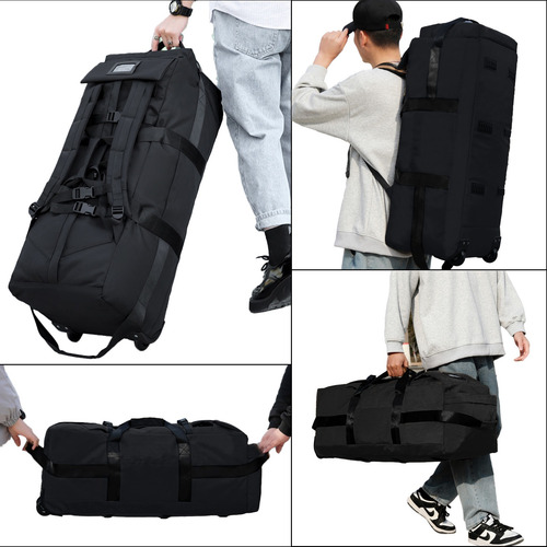Mochila De Viagem Grande 80l Com Rodas Resistente Impermeáve