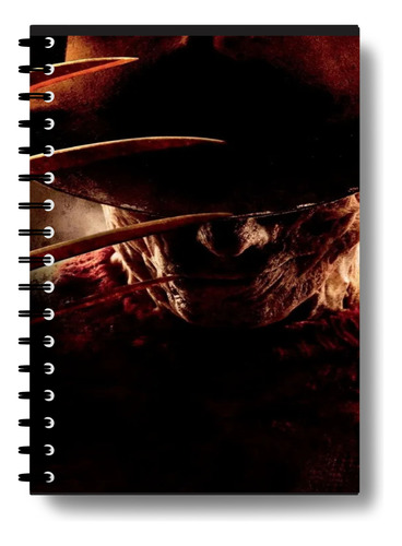 Cuaderno Profesional Personalizado Terror Freddy Elm Street