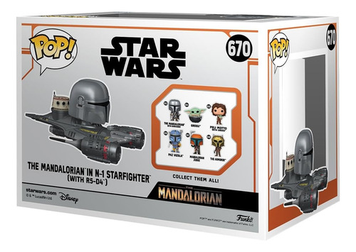 Funko Pop! Rides - The Mandalorian In N-1 Starfighter #670