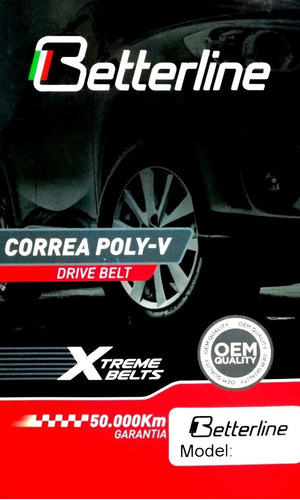 Correa Unica 6pk1300 Focus Mazda 3 6 Ecosport Titanium 2.0