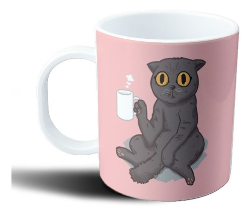 Taza Plastica - Gatito Coffee