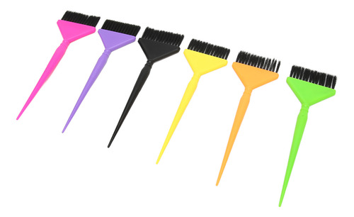 Pincel Para Teñir El Cabello, 6 Unidades, Multicolor, Para T