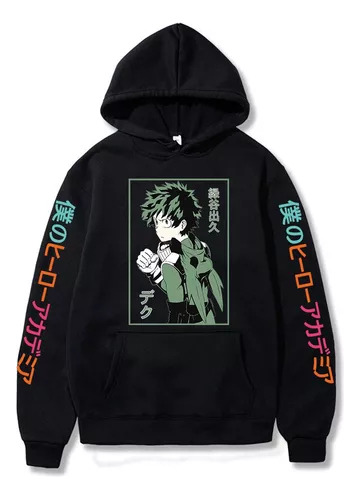 Buzo Canguro My Hero Academia Deku Suéter Pa Unisex