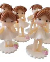Comprar Souvenirs 20 Nenas Angelitas  Porcelana  Fria 