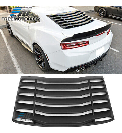 Fits 16-23 Chevy Camaro Coupe Rear Window Louvers Cover  Zzg